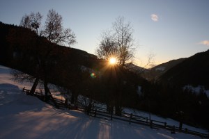 Dämmerung - es wird Abend über dem Richlegghof