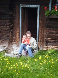 Saftige Blumenwiese vor unserer Hütte