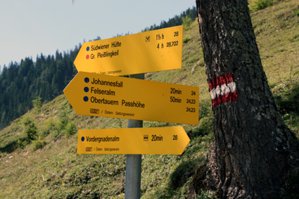 Wandergebiet Gnadenalm in Untertauern