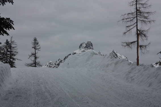 herrliches Panorama beim Aufstieg zur Kleinbergalm