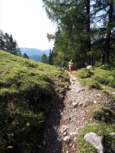 ein ziemlich steiler Anstieg