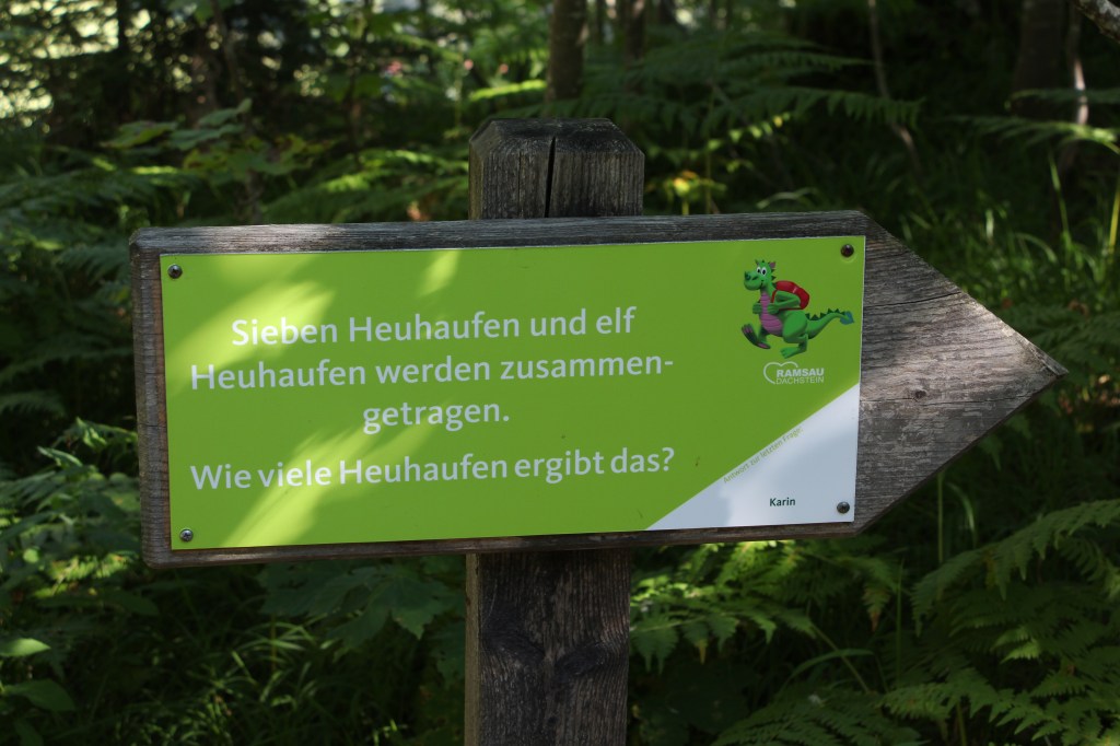 Rätsel Sattelbergweg