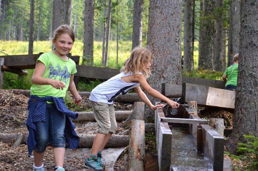 Wasser marsch am Flori's Erlebnispfad