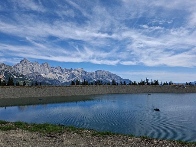 Papageno Bergstation mit Panorama und Speichersee