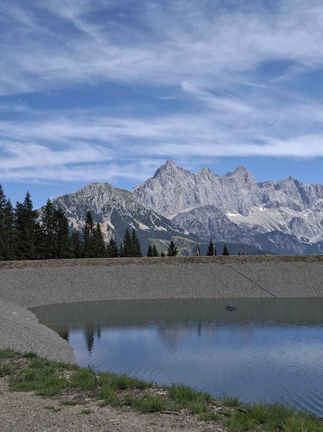 Love this view - genialer Ausblick beim Speicherteich Rossbrand